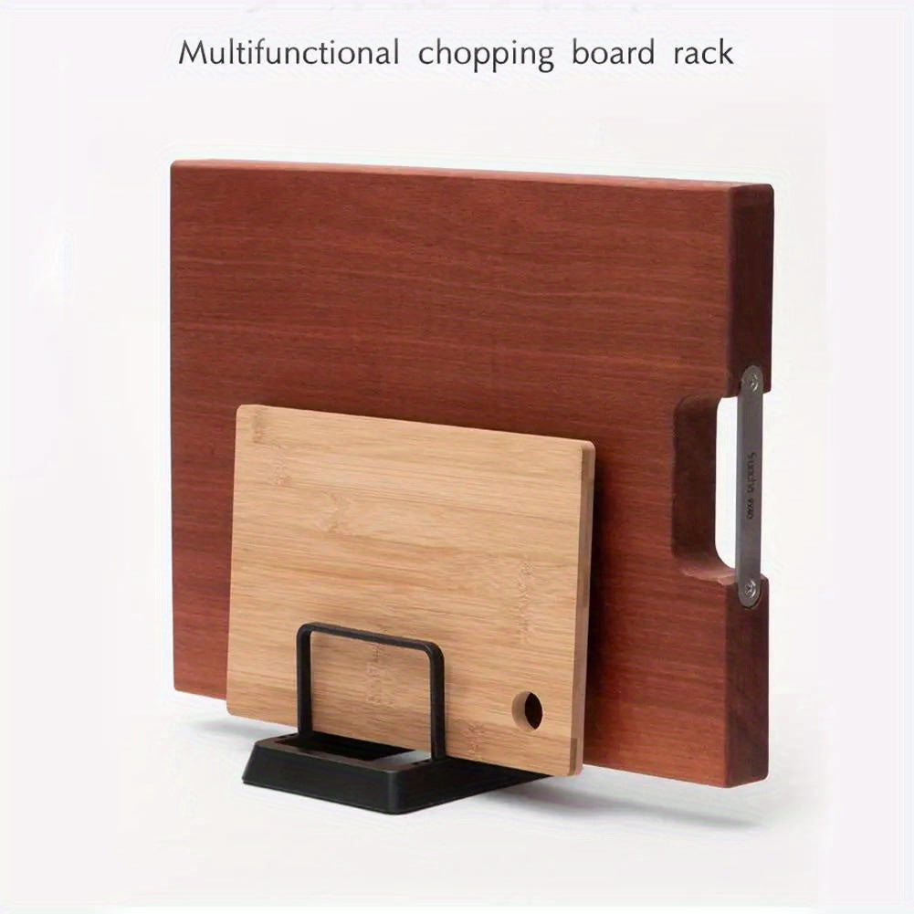 Kitchen Storage Rack for Chopping Boards Dishes and Pot Lids Countertop Organizer