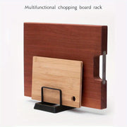 Kitchen Storage Rack for Chopping Boards Dishes and Pot Lids Countertop Organizer