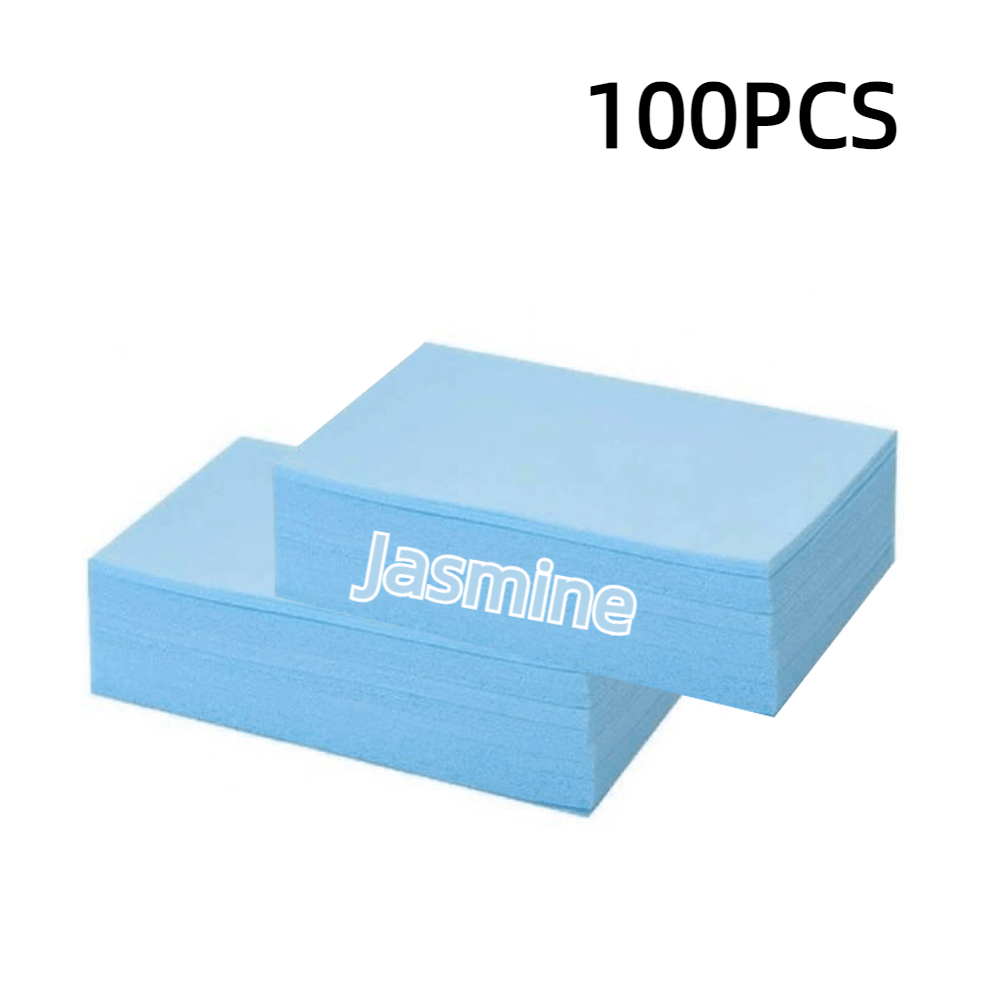 Foam Floor Cleaning Flakes Pack of 50 100 200 400 for Tile Wood Bathroom Car Odor Removal Blue
