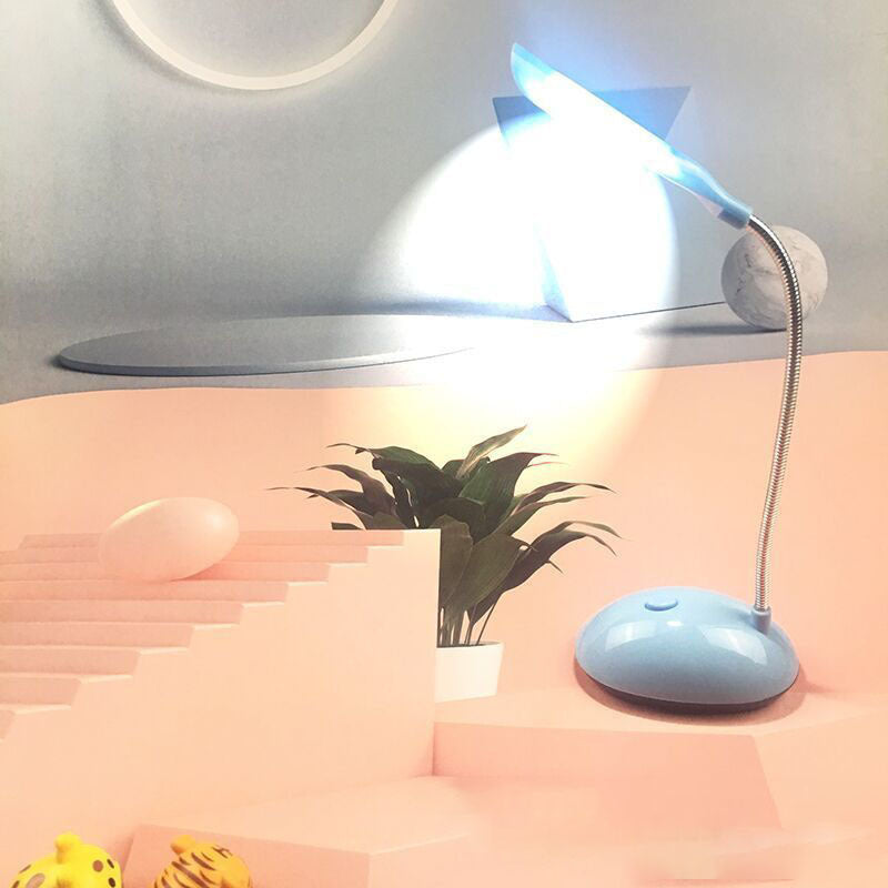 Foldable LED Desk Lamp with 4 Colors Eye-Care Reading Light Battery Powered