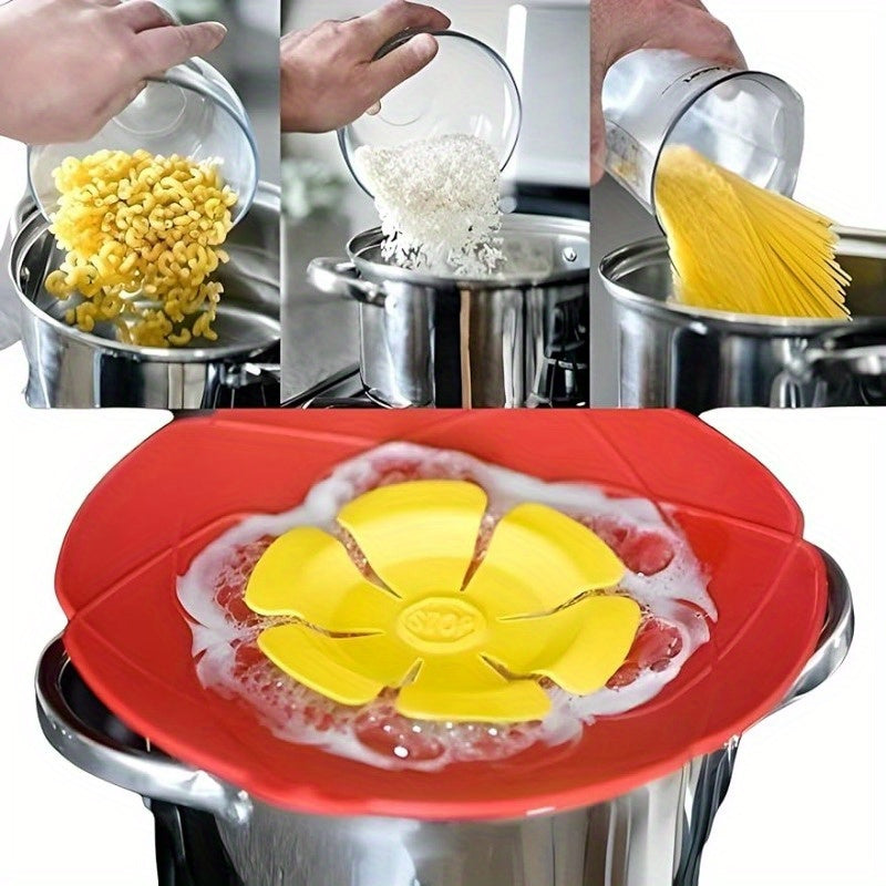 Silicone Spill Stopper Lid Cover for Pots and Pans Up to 25.4cm Heat Resistant Kitchen Tool