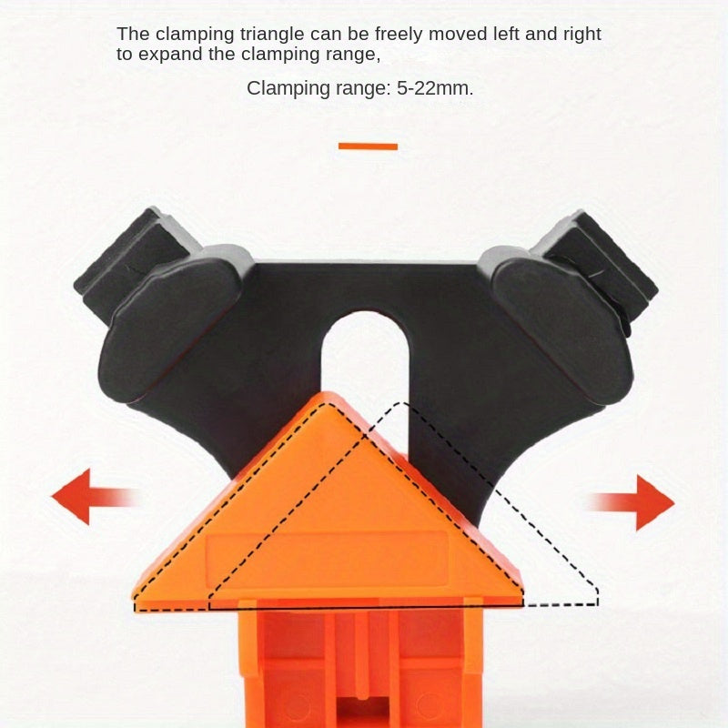 Juego de 4 clips de carpintería en ángulo recto de 90° para marcos de fotos y cuadros