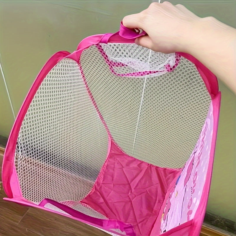 Kawaii Hello Kitty Kuromi Storage Bag Foldable Organizer for Clothes Laundry