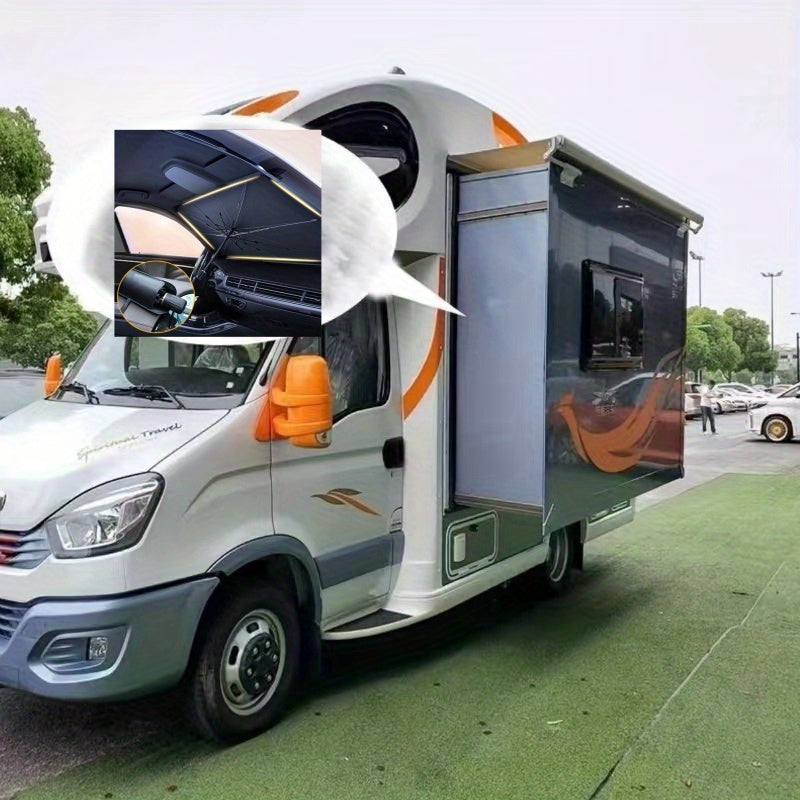 Универсальный складной солнцезащитный козырек для автомобиля, защита от ультрафиолетового излучения и тепла, ветровое стекло