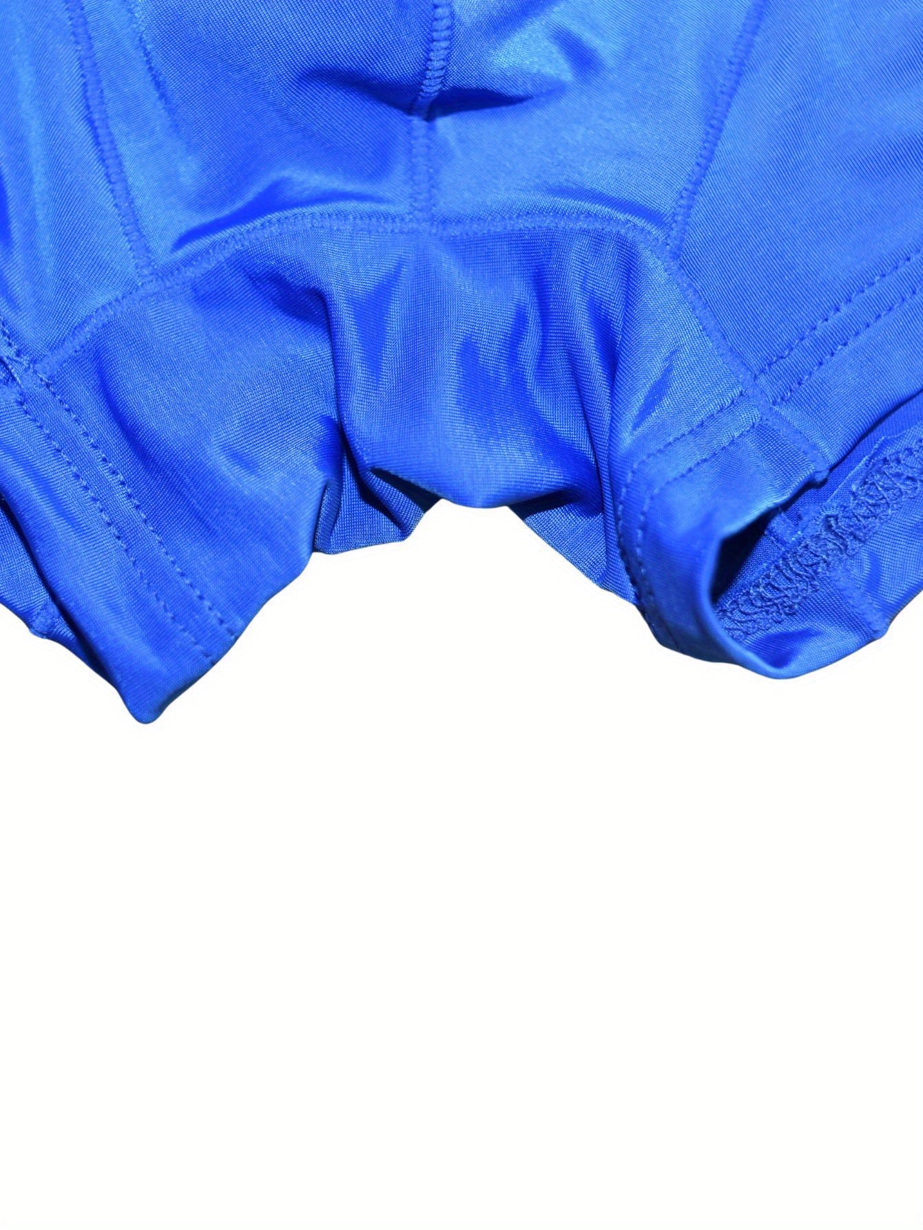 Erkaklar uchun 4 ta to'plam, nafas oladigan tolali ichki kiyim, cho'ziluvchan yarim shaffof bokser shortlar, 93% polyester va 7% spandeksdan tayyorlangan, engil va qulay.