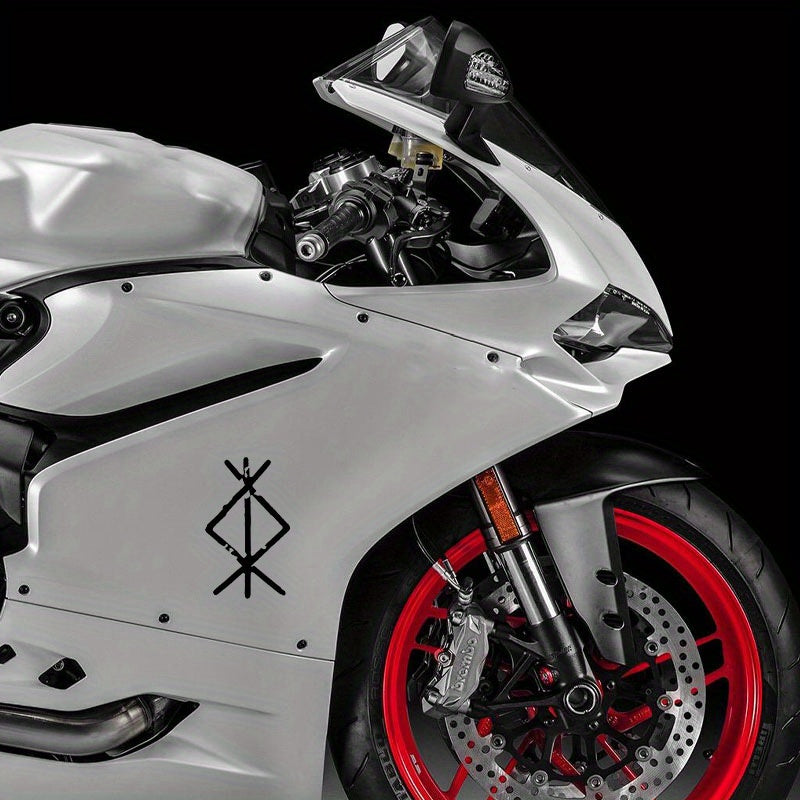 Виниловая наклейка с руной защиты для украшения автомобиля, стены, ноутбука, грузовика