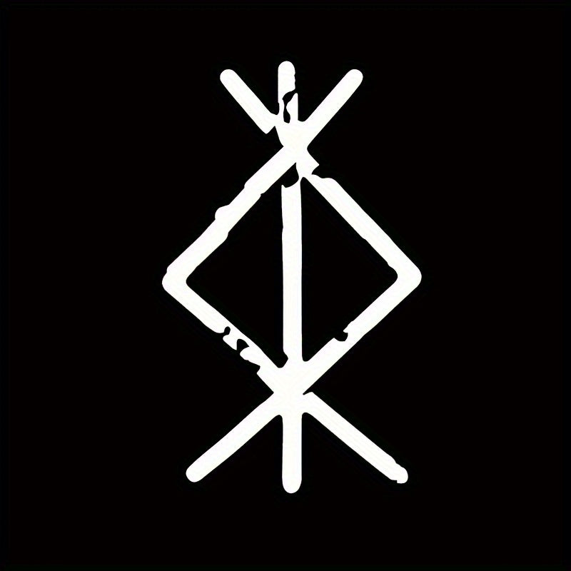 Виниловая наклейка с руной защиты для украшения автомобиля, стены, ноутбука, грузовика