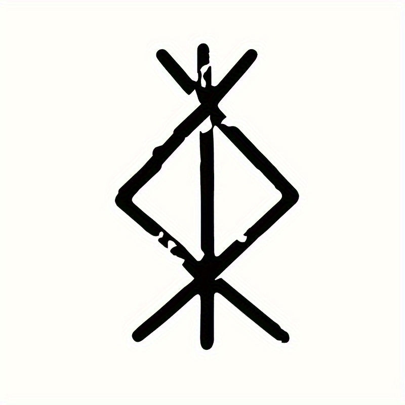 Виниловая наклейка с руной защиты для украшения автомобиля, стены, ноутбука, грузовика