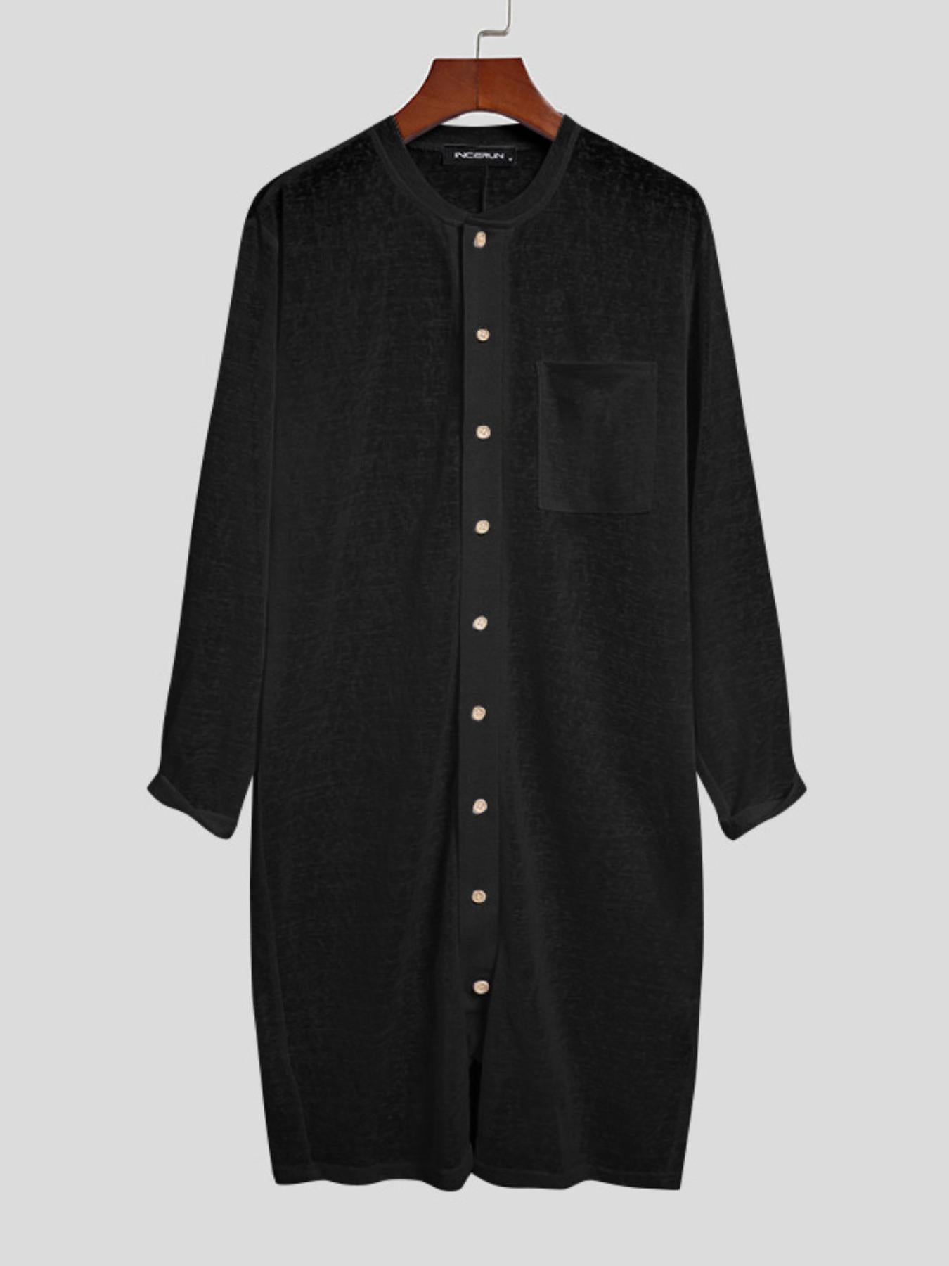 Erkaklar uchun sexy ko'rinadigan, mustahkam rangdagi uzun qo'lqopli jumpsuit, partiya klubi kiyimlari uchun.