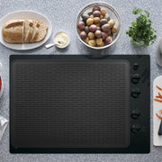 Чёрный силиконовый коврик для электрической плиты - 71,12 см X 50,8 см, защита керамических и стеклянных поверхностей для кухонного стола, предотвращение царапин