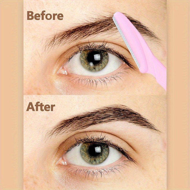 3 dona Qosh qirqish uchun qayta ishlatiladigan sochni kesuvchi portativ yuz sochlarini olib tashlash uchun