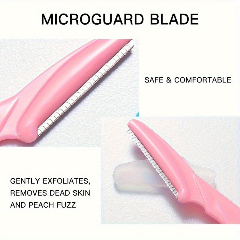 3 dona Qosh qirqish uchun qayta ishlatiladigan sochni kesuvchi portativ yuz sochlarini olib tashlash uchun