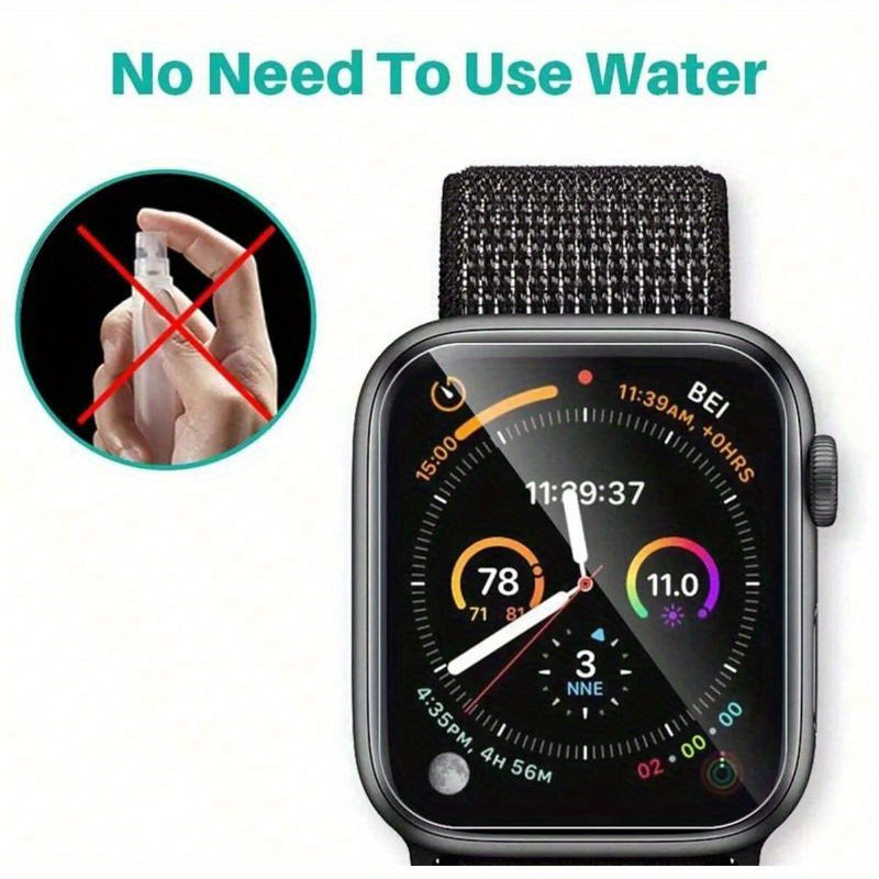 3pcs Soft Screen Protector Film for Apple Watch Series 42mm 45mm Full Protection