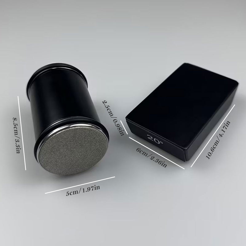 Oshxona pichog'ini qirqish uchun to'plam, olmos toshlar to'plami va magnit burchak qo'llanmasi bilan