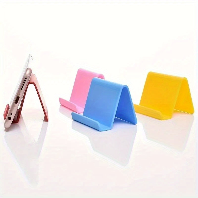 Plastic Phone Stand Set for Cell Phones and Tablets, Portable Desk Accessory in Multiple Pieces