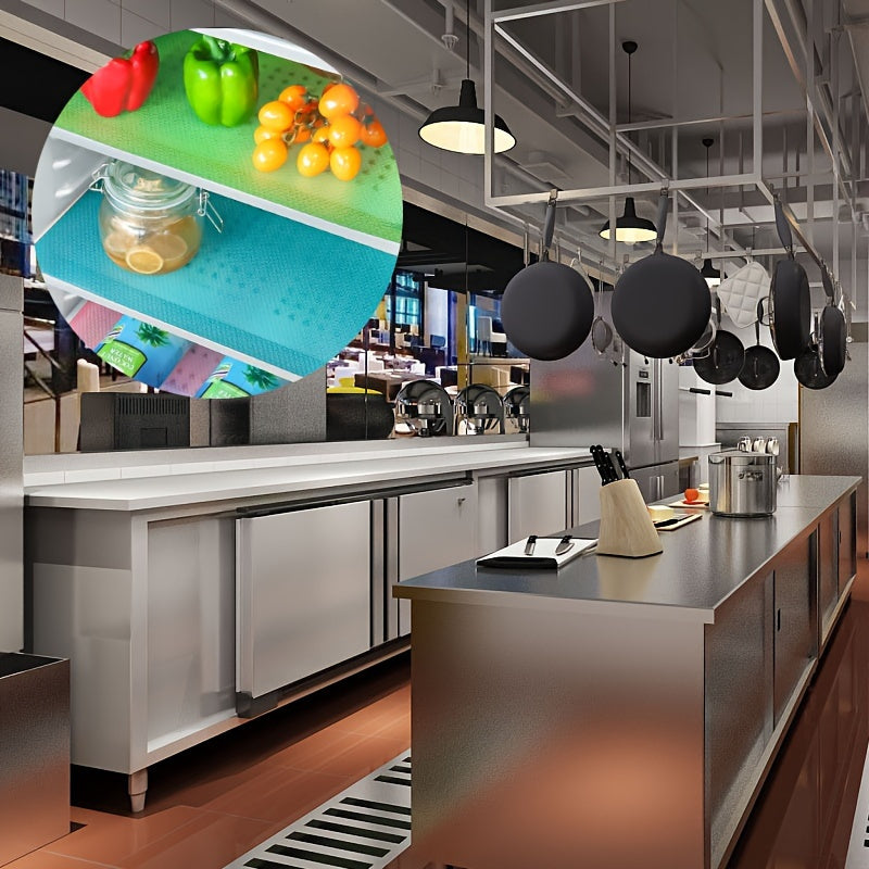 4pcs Washable EVA Refrigerator Liners - Protect and Organize Shelves