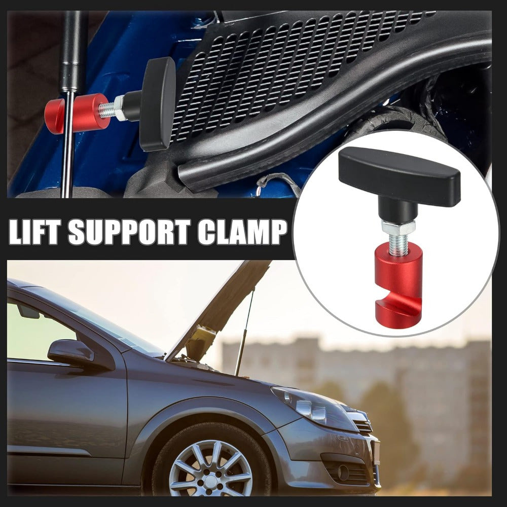 Universal alyuminiy qotishma avtomobil kapotini ko'tarish uchun qo'llab-quvvatlash shnurini ushlab turuvchi klamp