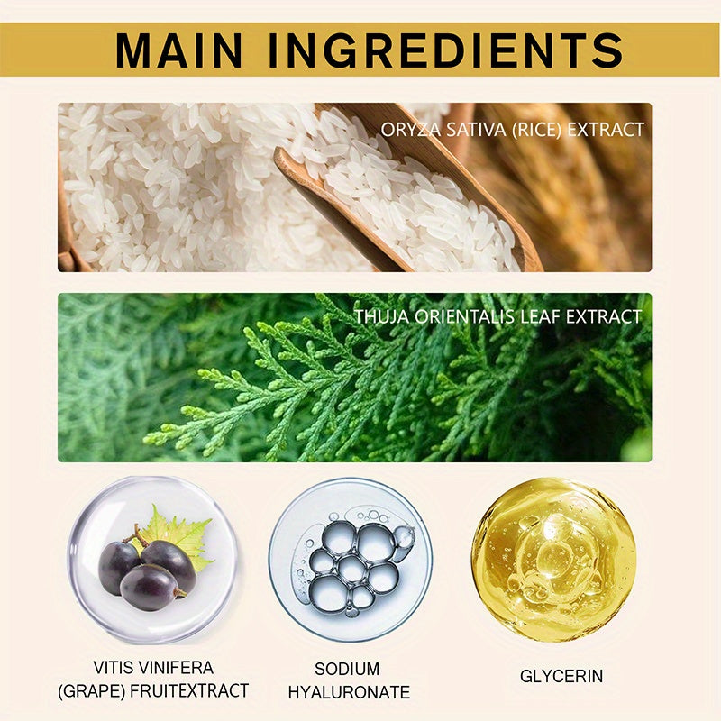 Rice Raw Pulp Face Cream 50g Deep Hydration Brightening Moisturizer for All Skin Types