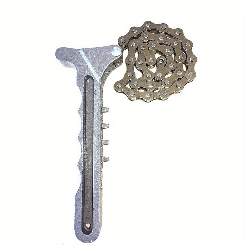 Universal Oil Chain Wrench for Fuel Filters Car Engine Tool