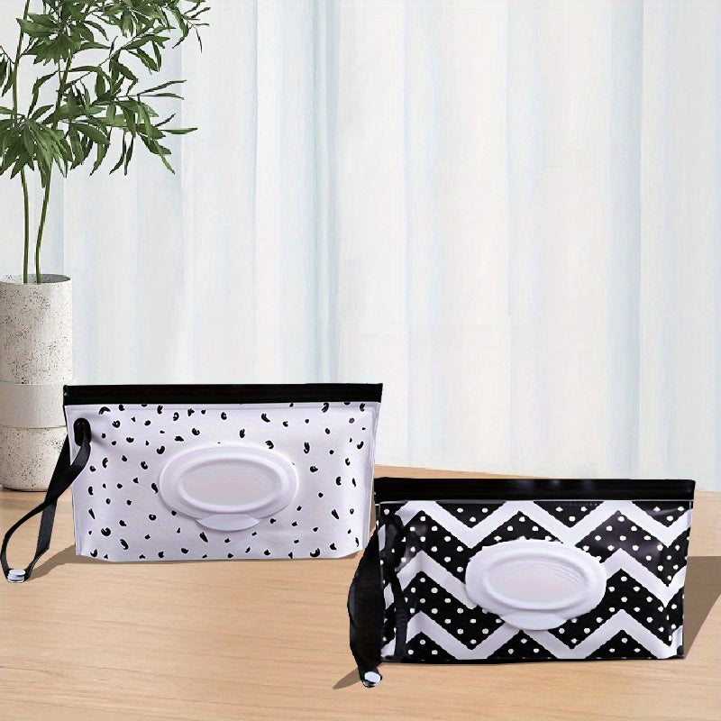 Dispensadores reutilizables de toallitas húmedas para viajes y cochecitos Pack de 2