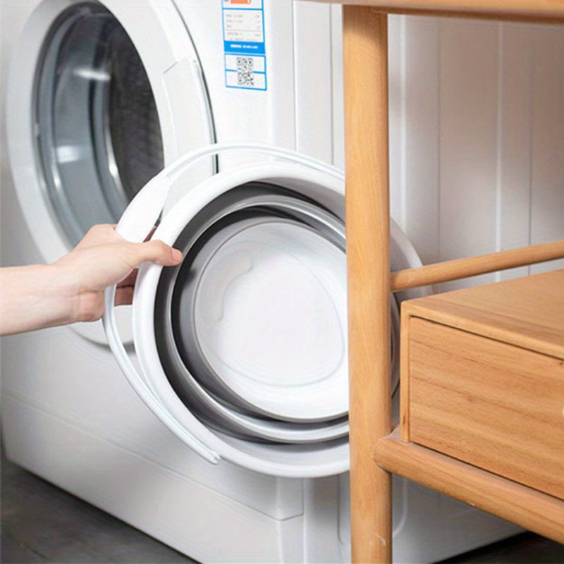 Cubeta de agua portátil y plegable para camping, viajes, lavado y uso doméstico