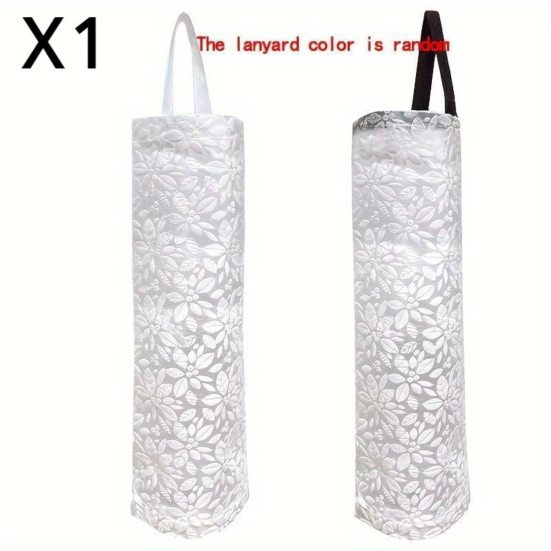 Wall-Mounted Grocery Bag Holder with Dispenser for Kitchen Organizer Nylon