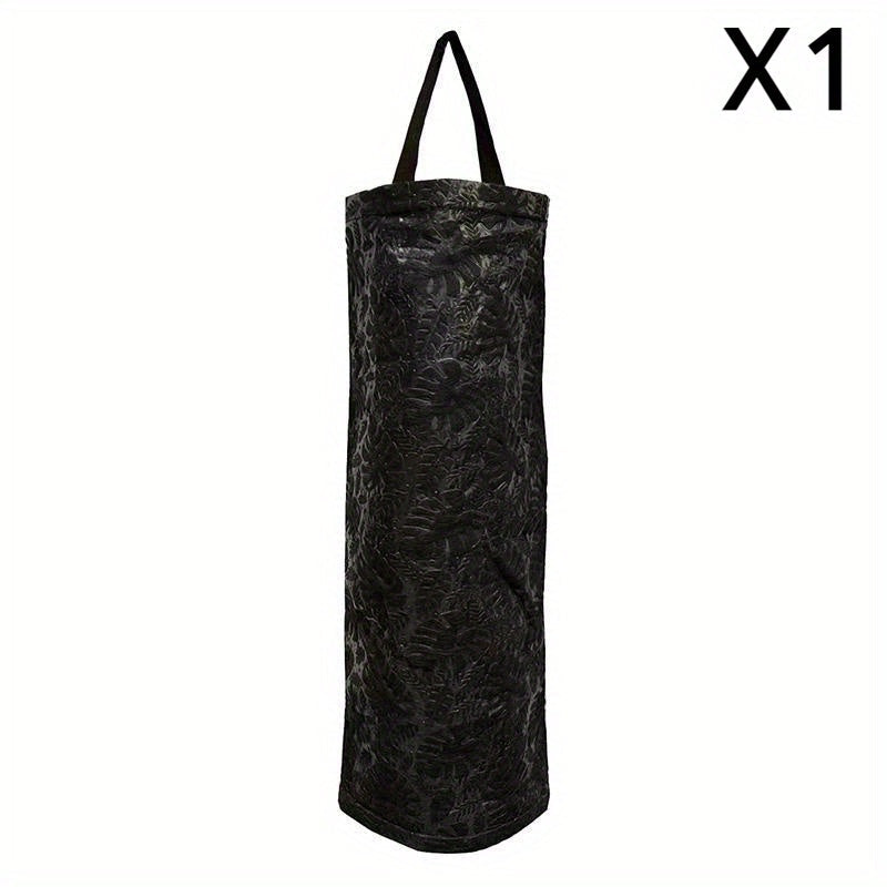 Wall-Mounted Grocery Bag Holder with Dispenser for Kitchen Organizer Nylon