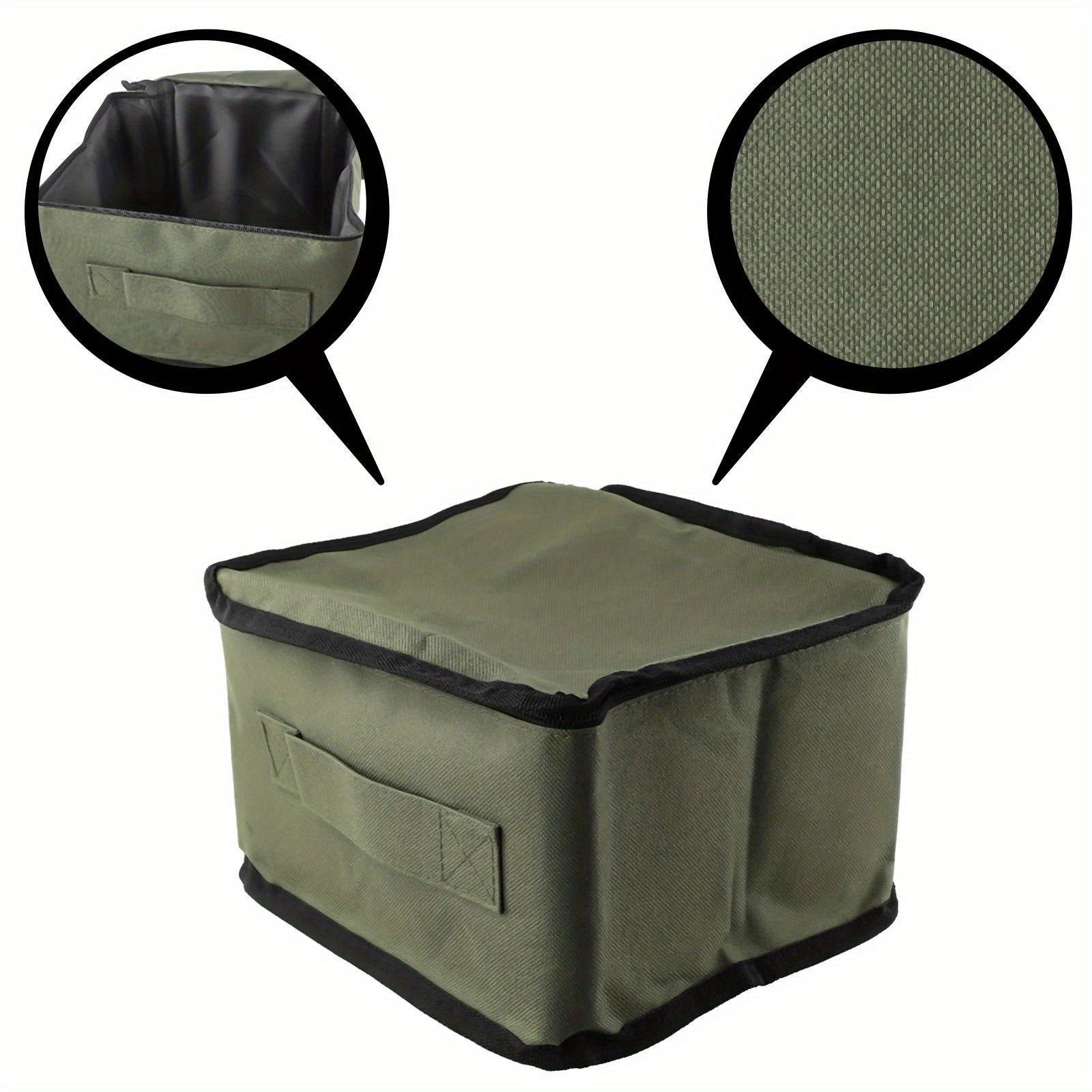 Rugged Storage Bag for Gas Canisters and Firewood, Portable Camping Organizer