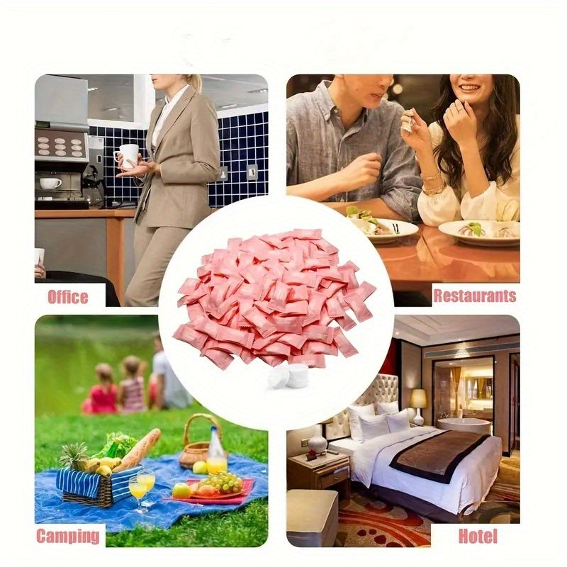 50 Pack Disposable Compressed Towels for Travel Camping and Outdoor Use