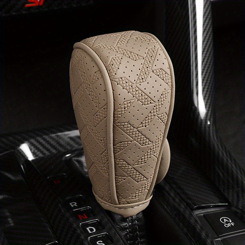 Универсальный чехол на рукоятку переключения передач из PU-кожи и рукав для ручного тормоза