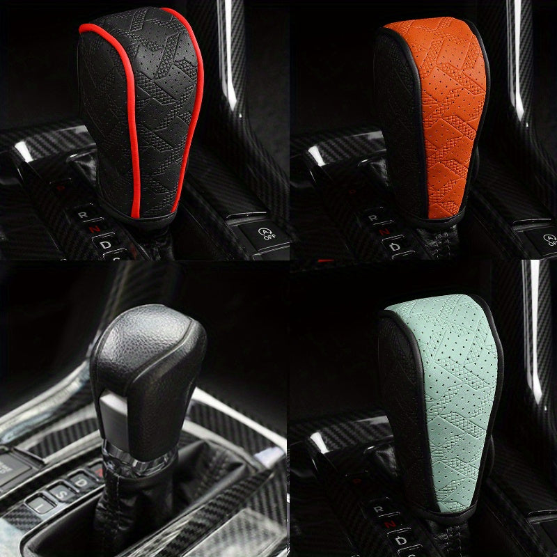 Универсальный чехол на рукоятку переключения передач из PU-кожи и рукав для ручного тормоза