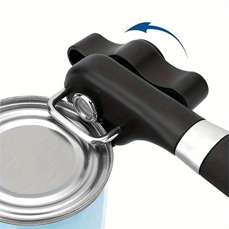 Durable Plastic and Metal Can Opener Stainless Steel Easy-Open Kitchen Tool
