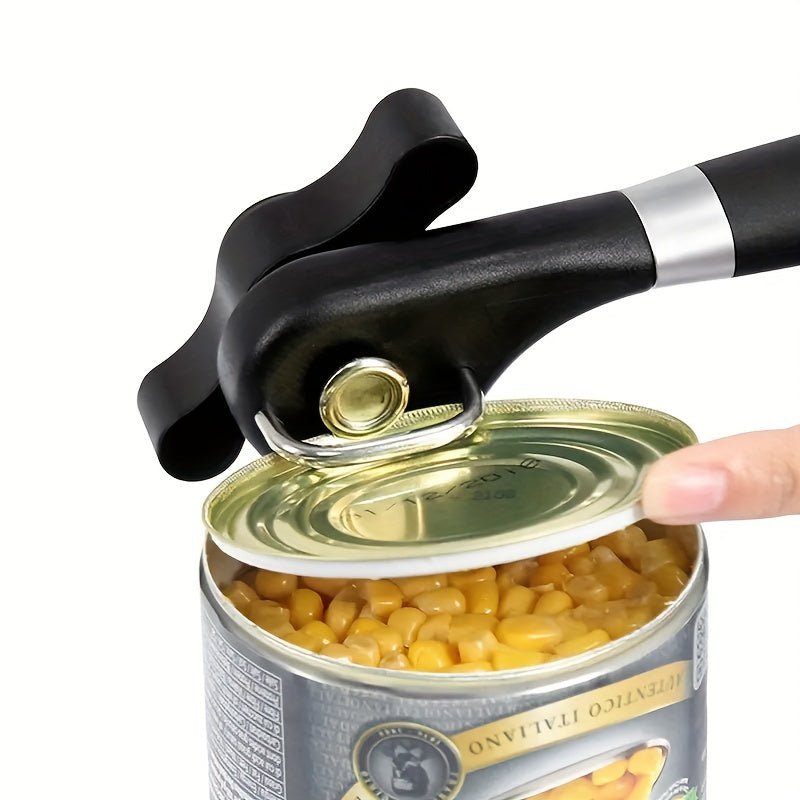 Durable Plastic and Metal Can Opener Stainless Steel Easy-Open Kitchen Tool