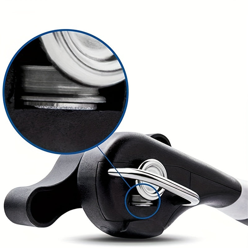 Durable Plastic and Metal Can Opener Stainless Steel Easy-Open Kitchen Tool