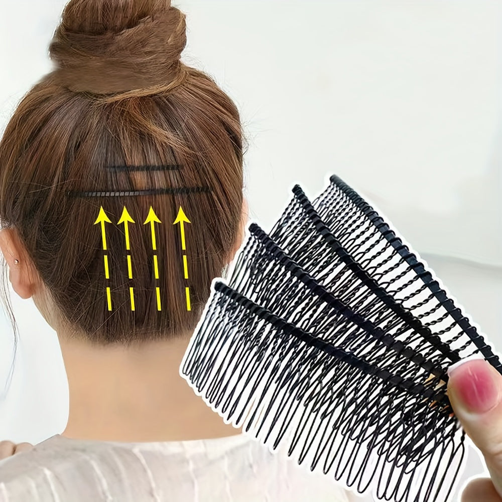 2 Pack Invisible Hair Combs Fine Comb Edge Control Repair for Normal and Relaxed Hair