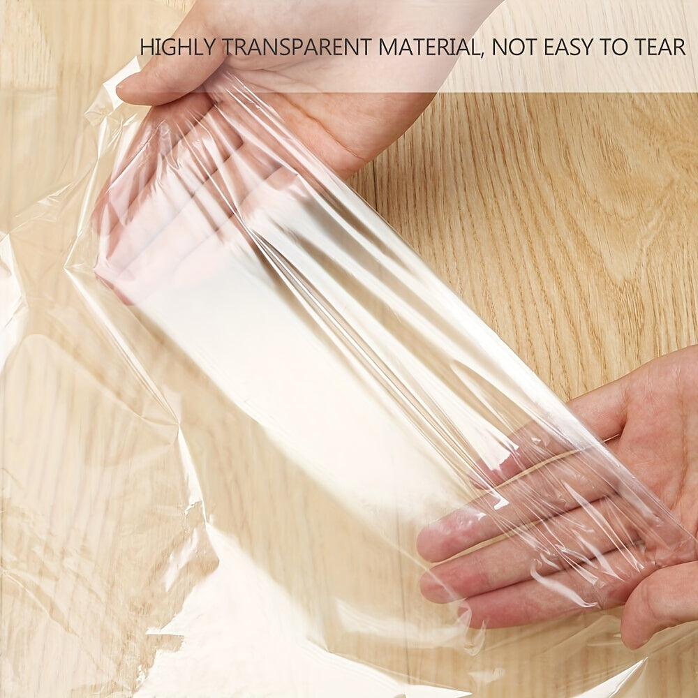 Transparent Plastic Garment Storage Bags for Clothes Suit Dress Coats Pack of 50