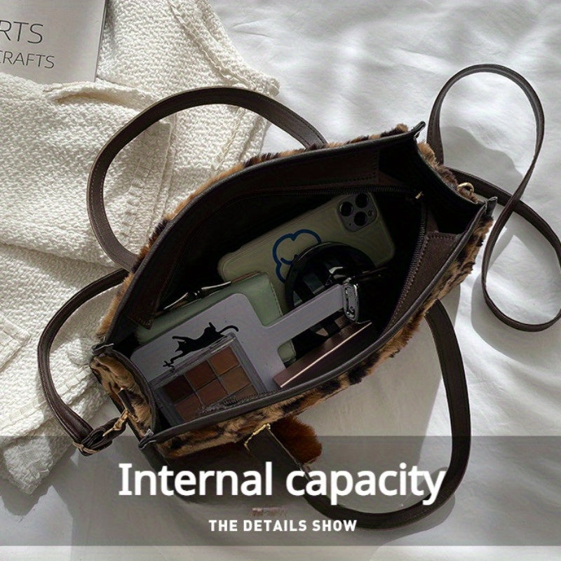 Women's Leather Shoulder Bag Large Capacity Casual Tote Purse