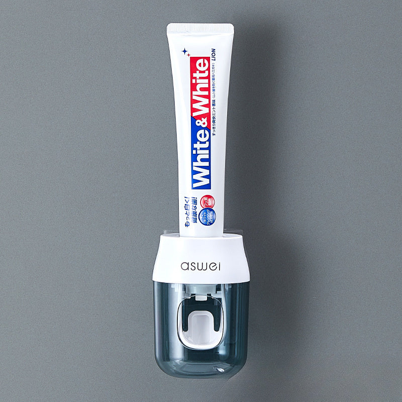 Automatic Wall-Mounted Toothpaste Dispenser with Tube Squeezer No Electricity Lightweight