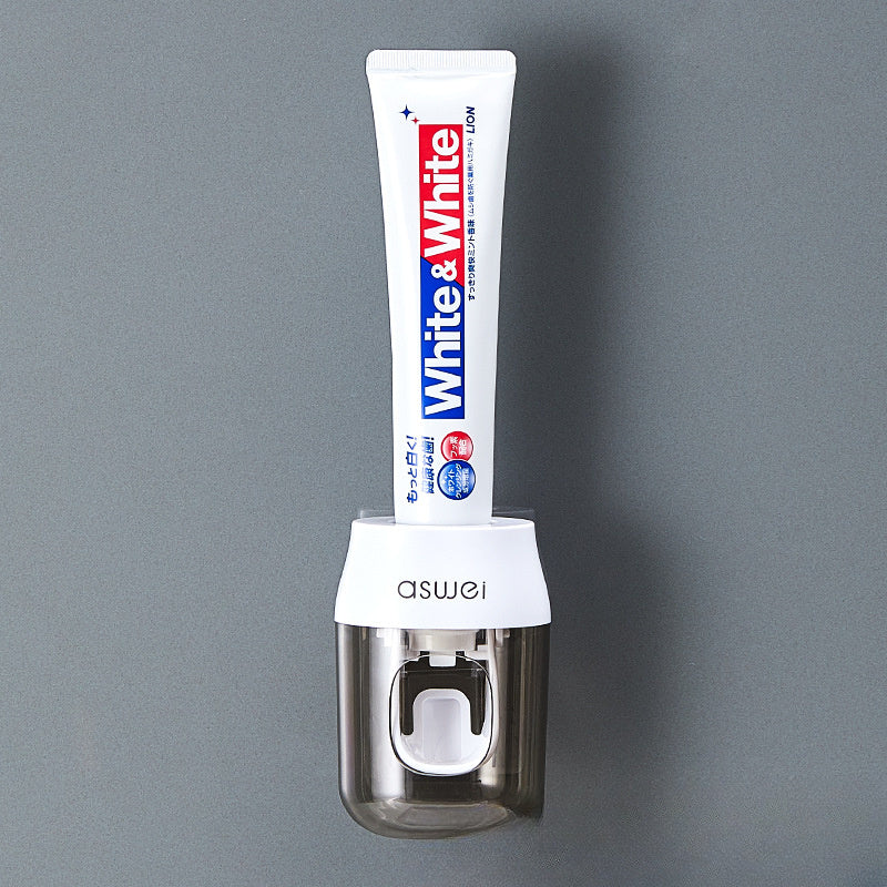 Automatic Wall-Mounted Toothpaste Dispenser with Tube Squeezer No Electricity Lightweight