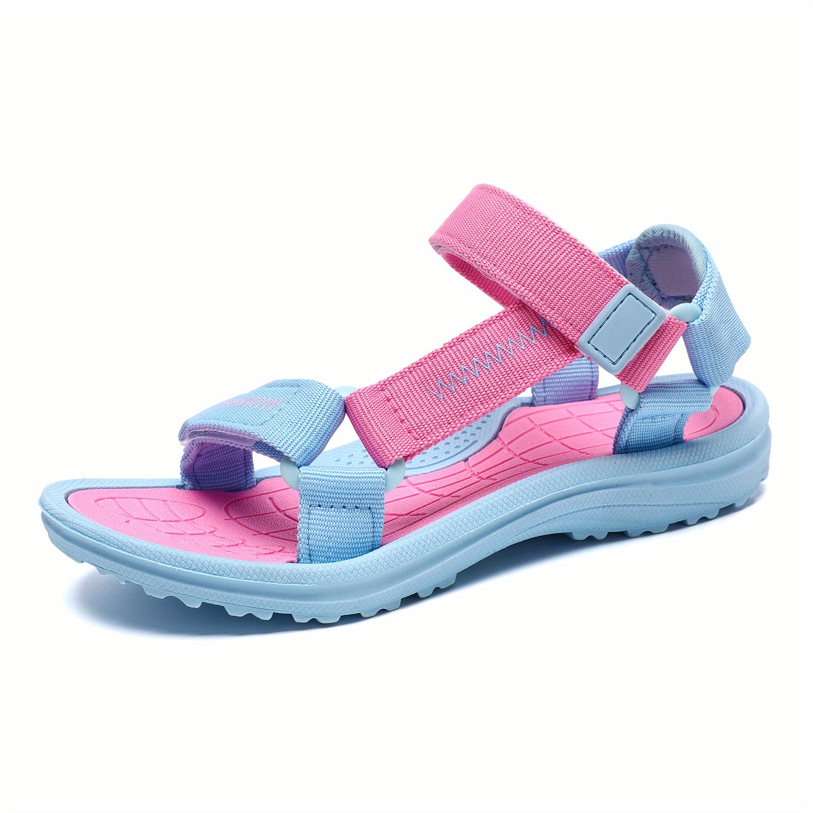 Sandalias deportivas de dedo abierto para niñas, ligeras, transpirables y casuales para actividades al aire libre