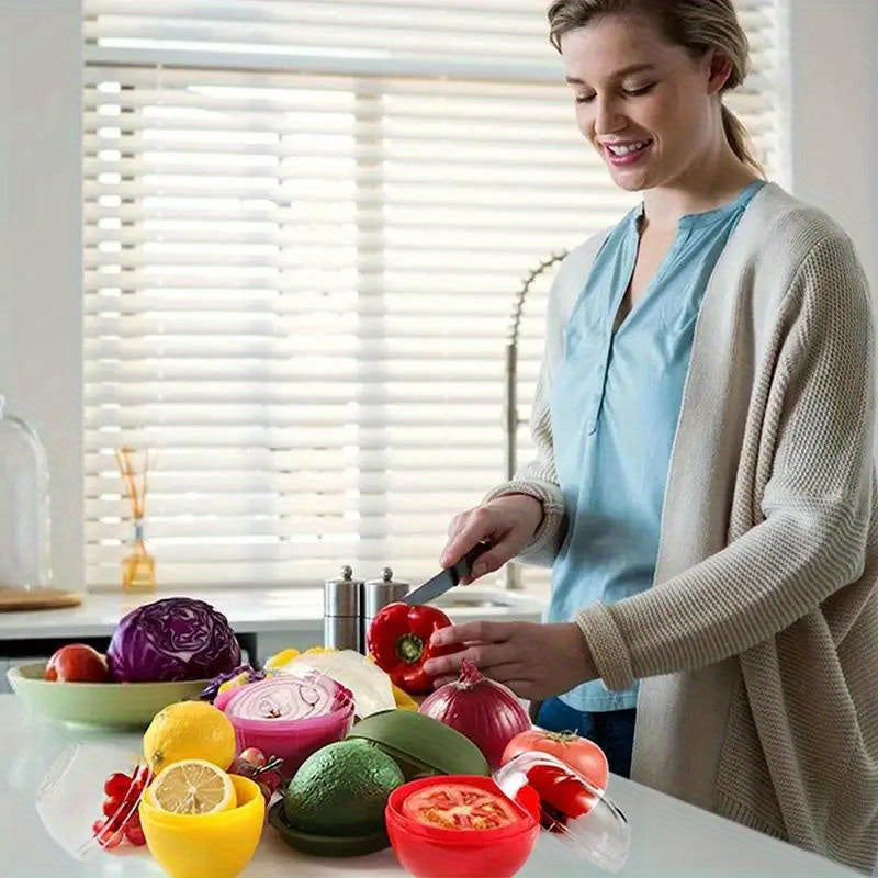 Qayta ishlatiladigan plastmassa meva va sabzavot saqlash konteynerlari muzlatgichni tartibga solish uchun