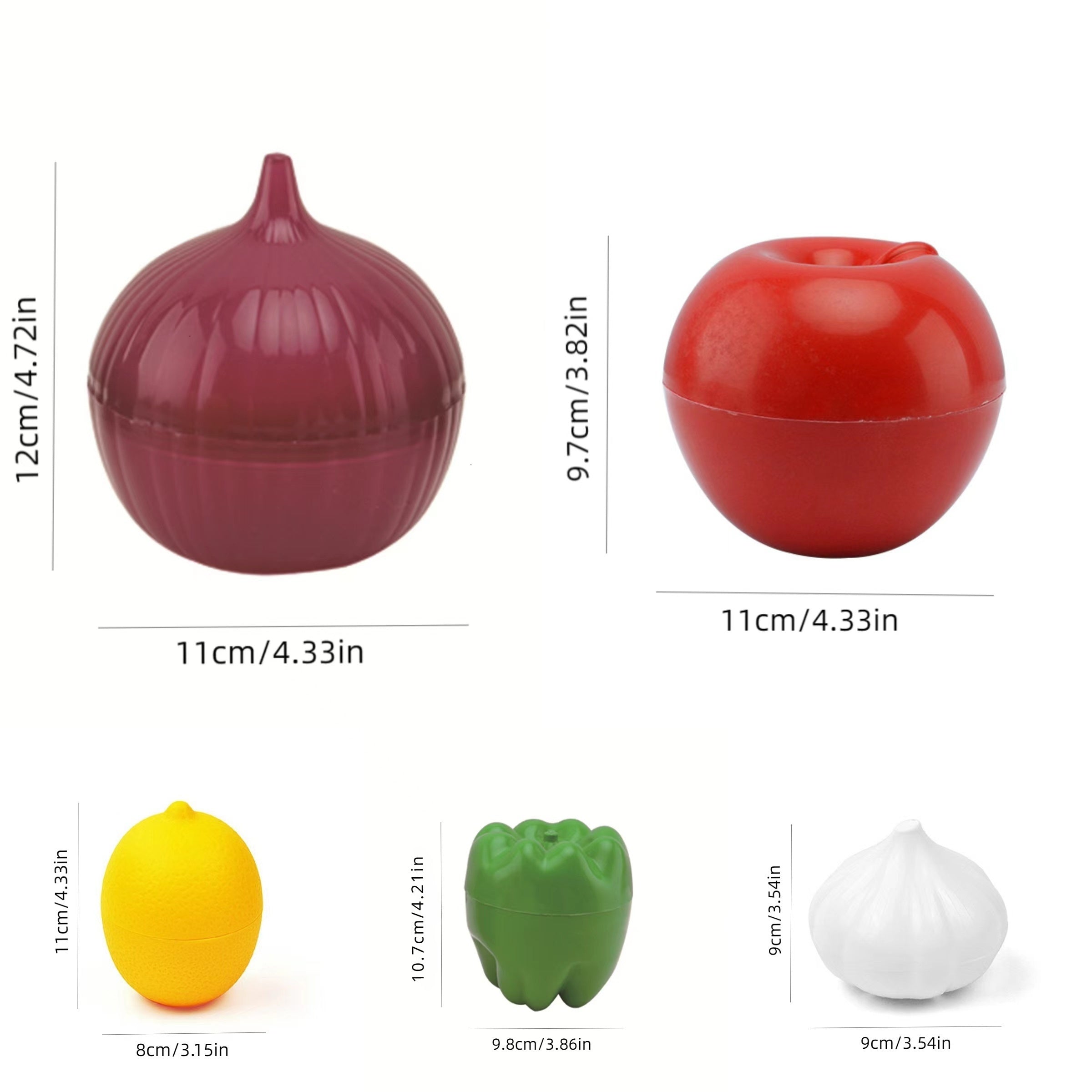 Qayta ishlatiladigan plastmassa meva va sabzavot saqlash konteynerlari muzlatgichni tartibga solish uchun