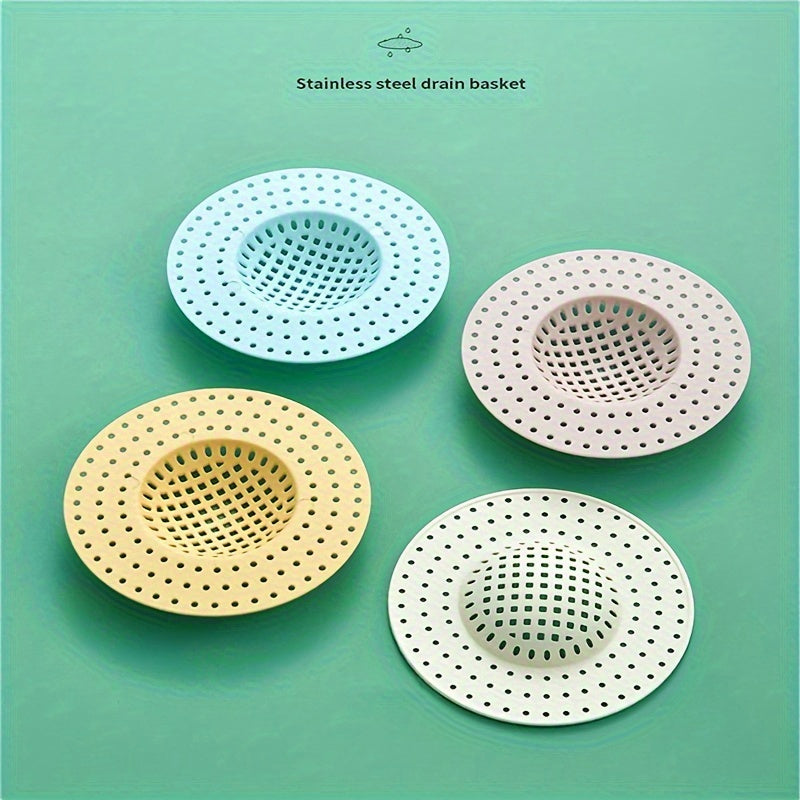 1-4 ta Lavabo Drayner Filtrlari - To'siqlarni oldini oladi va Zararkunandalardan himoya qiladi, Oshxona yoki Hammomda foydalanish uchun tozalash oson va uzoq muddatli to'rdan tayyorlangan