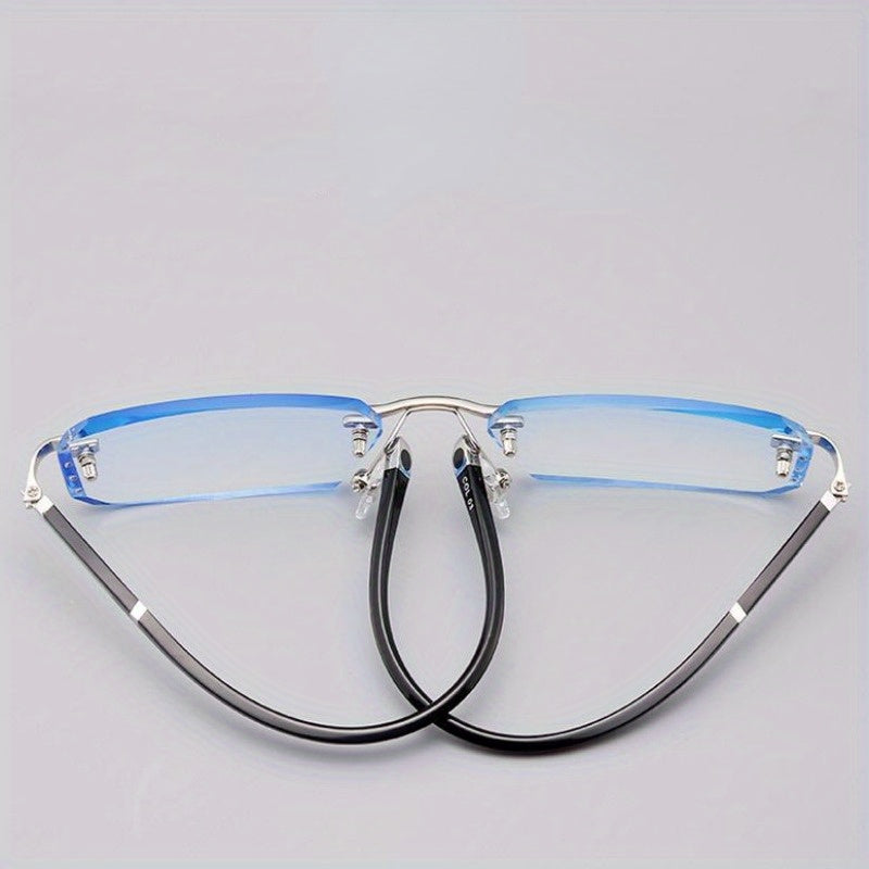 Yoshlar uchun ramkasiz o'qish ko'zoynaklari, charchoqga qarshi, presbyopi +1.00 dan +4.00 gacha