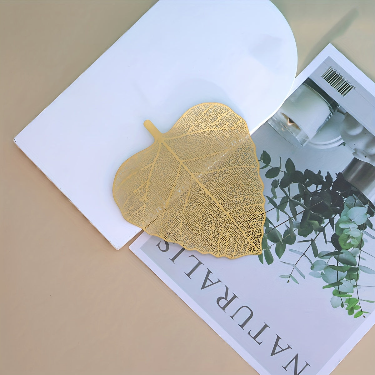 Gongfu choyi uchun 2 ta Bodhi barg shaklidagi zang'arsiz po'lat choy infuzorlar to'plami