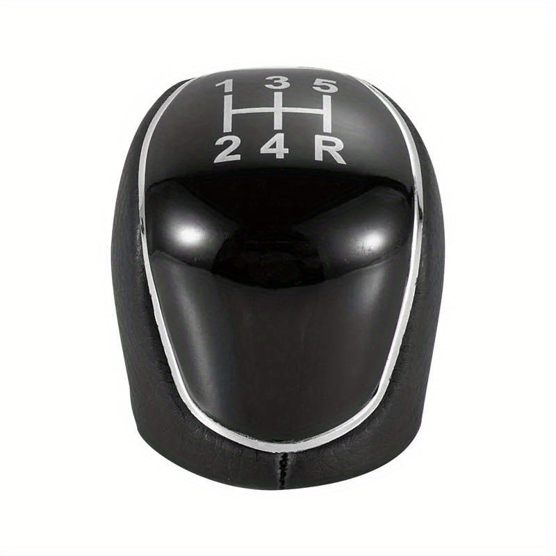 Premium Black ABS Gear Shift Knob for 5/6 Speed Cars with Easy Installation