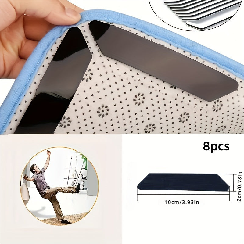 Антискользящие наклейки для ковров для деревянных полов и плитки, долговечные, легкие в использовании