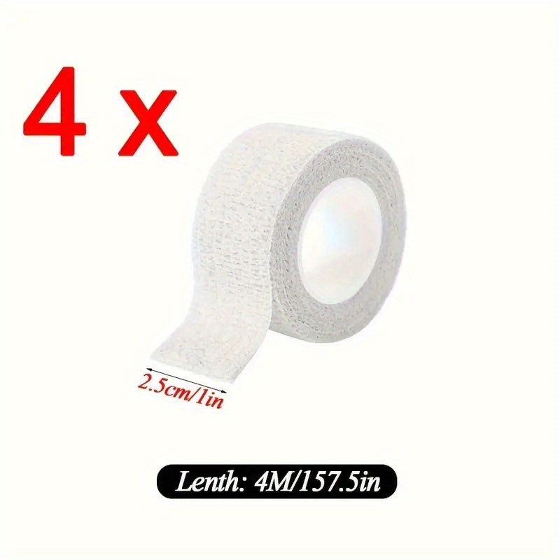 Набор из 4 классических защит для ножек стульев с самоклеящейся основой, противоскользящими и шумоподавляющими свойствами, с возможностью точечной чистки, материал покрытия не указан.