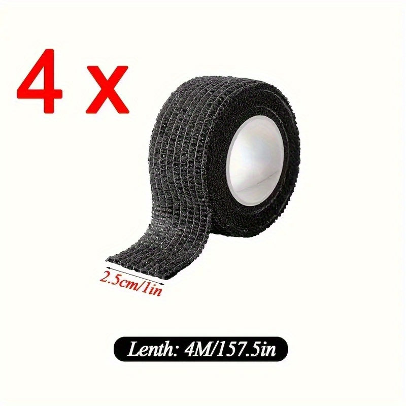 Набор из 4 классических защит для ножек стульев с самоклеящейся основой, противоскользящими и шумоподавляющими свойствами, с возможностью точечной чистки, материал покрытия не указан.