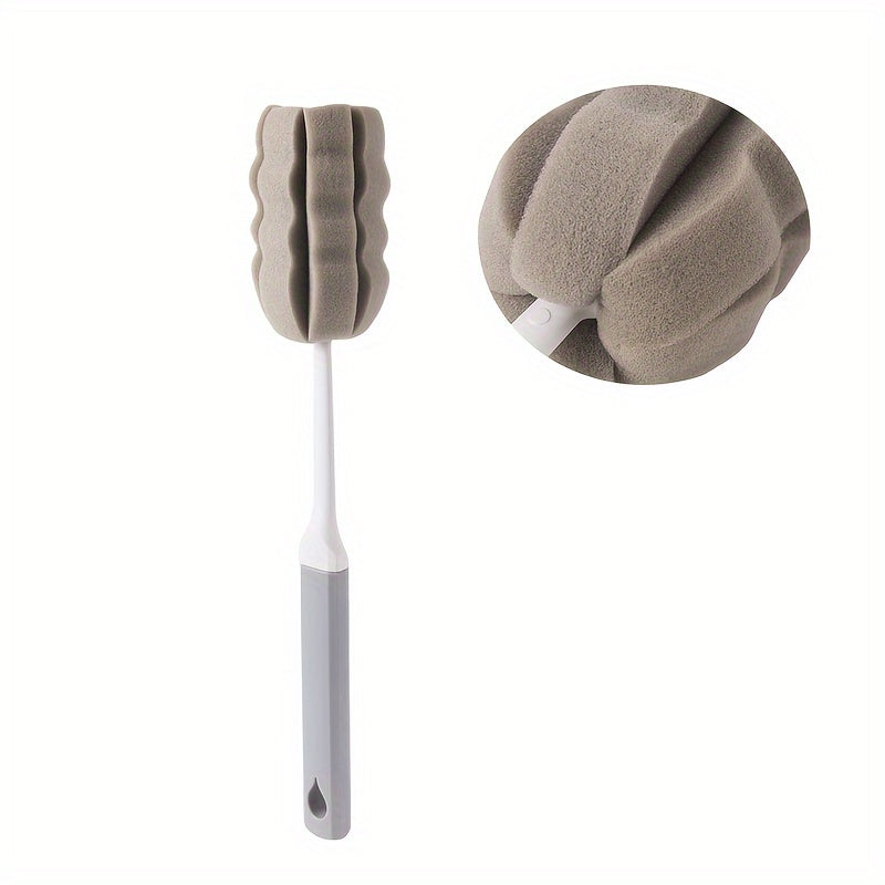 Длинная ручка для чистки чашек, щетка из полиифина, прочная, эргономичная, для кухни, чайника, кружки